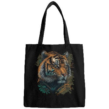 Discover Tiger Face Portrait Bags