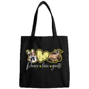 Discover Peace Love Goats - goat Bags