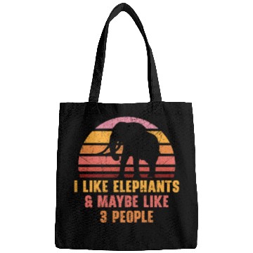 Discover I Like Elephants And Maybe Like 3 People Zookeeper Bags
