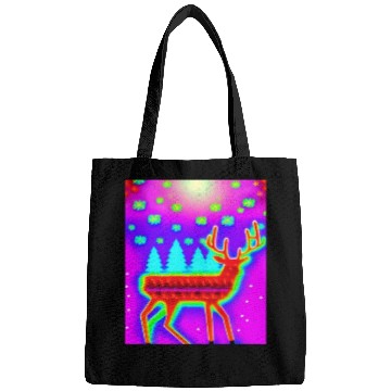 Discover Retro Christmas Reindeer Bags