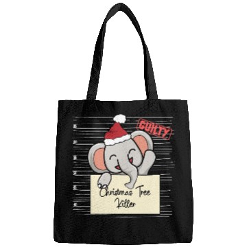 Discover Elephant christmas funny prison Bags