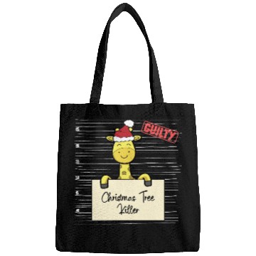 Discover Giraffe christmas funny prison Bags