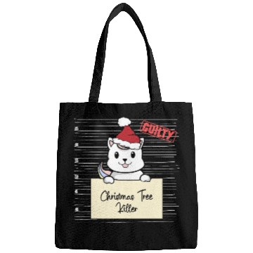 Discover Unicorn cat christmas funny prison Bags