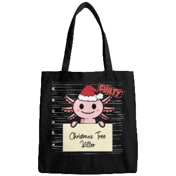 Discover Axolotl christmas funny prison Bags