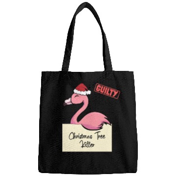 Discover Flamingo christmas funny prison Bags