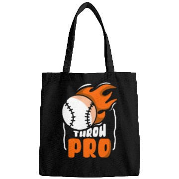 Discover Throw Pro Baseball Pitcher Hobby Player Sayings Bags