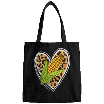 Discover Corn On The Cob Leopard Heart Corn Farmer Farm Lov Bags