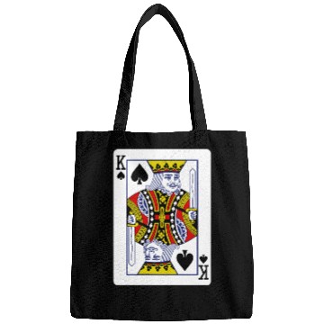 Discover King Of Spades Playing Card Bags