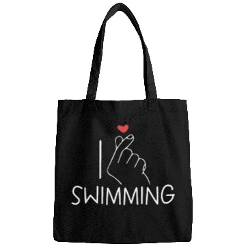Discover I Love Swimming Swimmer Swim Bags