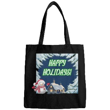 Discover HAPPY HOLIDAYS Green122 Bags