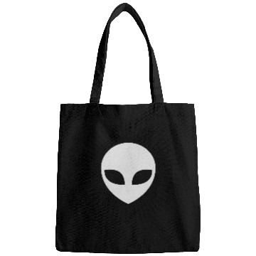 Discover rays alien head gray Bags