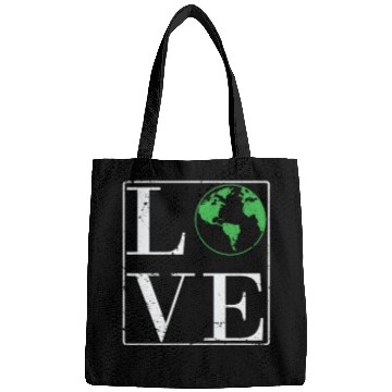 Discover Love Environment Nature Planet Earth Bags