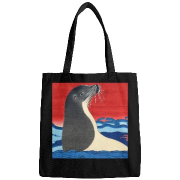Discover Ukiyo-e Seal, Japanese Print Bags