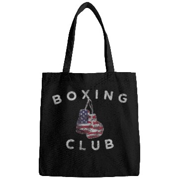 Discover Boxing Club Vintage Us Flag Boxing Gloves Bags