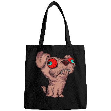 Discover Scary Big Eyes Dog Owners Pet Lover Gift Ideas Bags