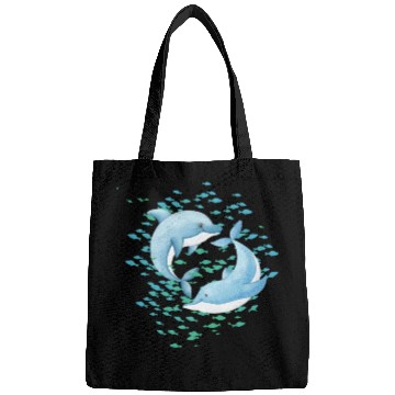 Discover PLAYFUL BLUE DOLPHINS Bags