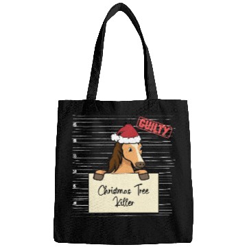 Discover Horse christmas funny prison Bags