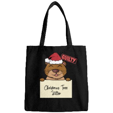 Discover Sea otter christmas funny prison Bags