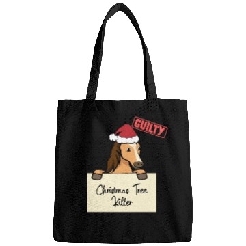 Discover Horse christmas funny prison Bags