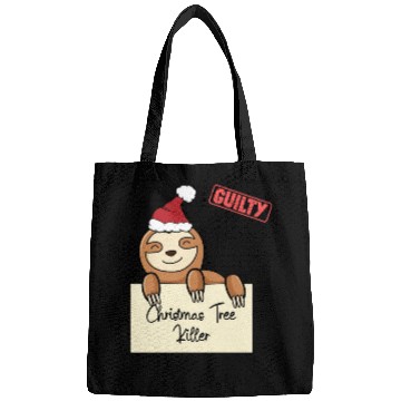 Discover Sloth christmas funny prison Bags