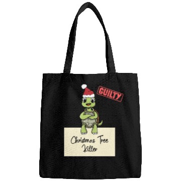 Discover turtle christmas funny prison Bags