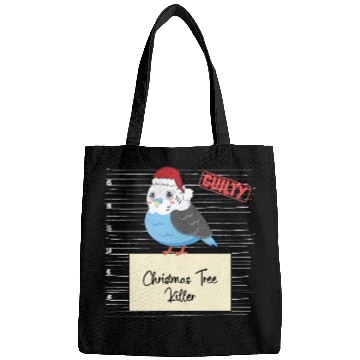 Discover budgie christmas funny prison Bags
