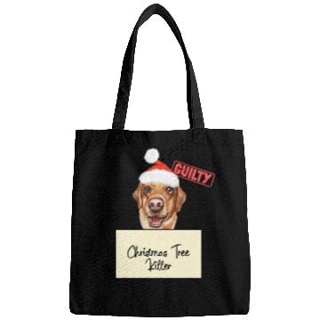 Discover Labrador christmas funny prison Bags