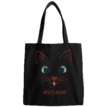 Discover Illustration Cat Cute Face Bags 2