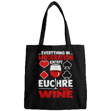 Discover Card Game Wine Euchre Tournament Design for a Bags