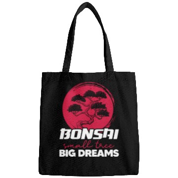 Discover Bonsai Small Tree Big Dreams Bags