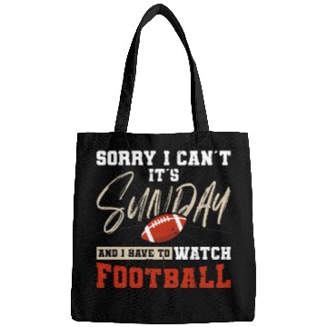 Discover American Football Sunday Football Player Sport Fan Bags