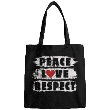 Discover PEACE LOVE RESPECT Bags