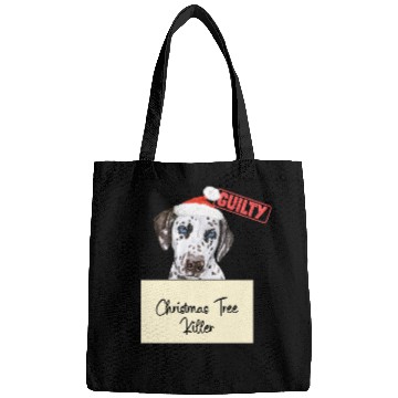 Discover Dalmatian christmas funny prison Bags