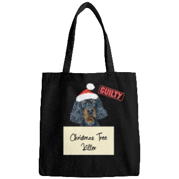 Discover Gordon Setter christmas funny prison Bags