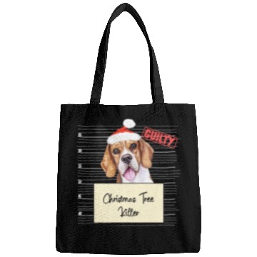 Discover Beagle christmas funny prison Bags