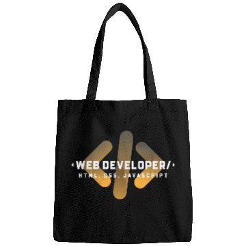 Discover Web Developer Typography (HTML, CSS, JavaScript) Bags