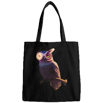 Discover Robot owl hybrid creature Bags