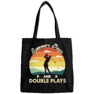 Discover Golf summer days and double plays vintage Bags