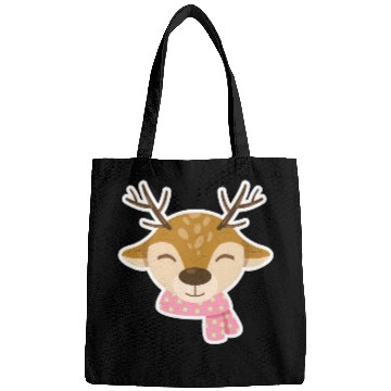 Discover Cute reindeer art design Bags
