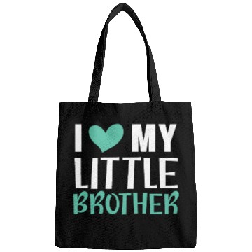 Discover I Love My Little Brother Best Bro Ever Brotherhood Bags