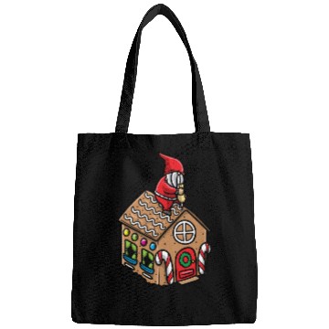 Discover Christmas Gnome Gingerbread House Candy Cane Bags