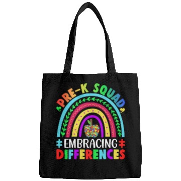 Discover Pre K Squad Embracing Differences Autism SPED Teac Bags