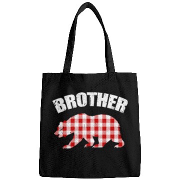Discover Brother Birthday Plaid Bear Bags