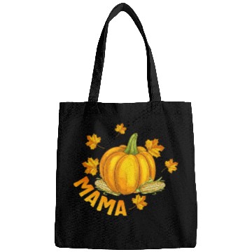 Discover Halloween Thanksgiving Bags, Mama Pumpkin