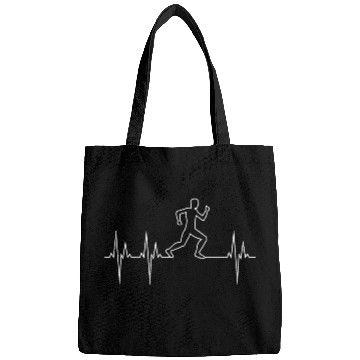 Discover Marathon Running Man Heartbeat Bags