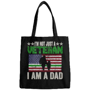 Discover I'm Not Just a Veteran I am a Dad Bags