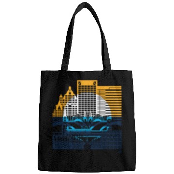 Discover Milwaukee Skyline Squared Milwaukee Peoples Flag D Bags