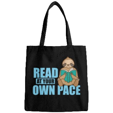 Discover Read at your own Pace Sloth lazy Environment Bags