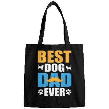 Discover Best dog dad ever Bags