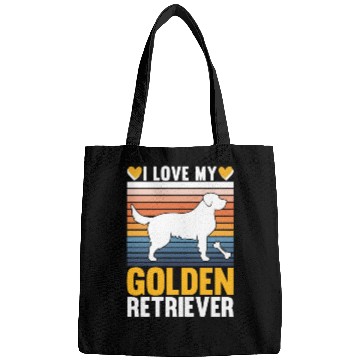 Discover I Love My Golden Retriever Bags